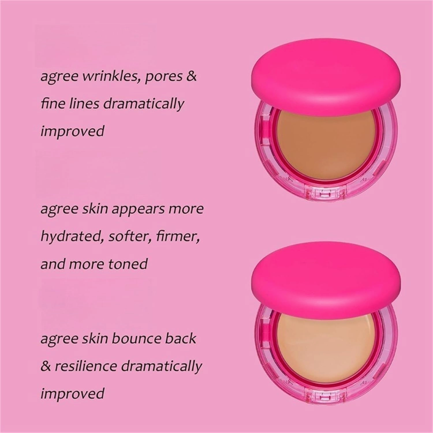 Peptide Bounce Balm Foundation, doll 10 peptide bounce balm Hydrating, Medium Buildable Coverage, Smooths Texture (01#)
