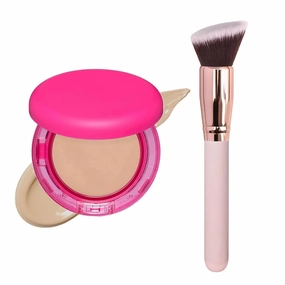 Peptide Bouncees Foundation for Mature Skin, Balm Foundation,Hydrating Age-Defying Makeup, All Skin Types (Natural, #)
