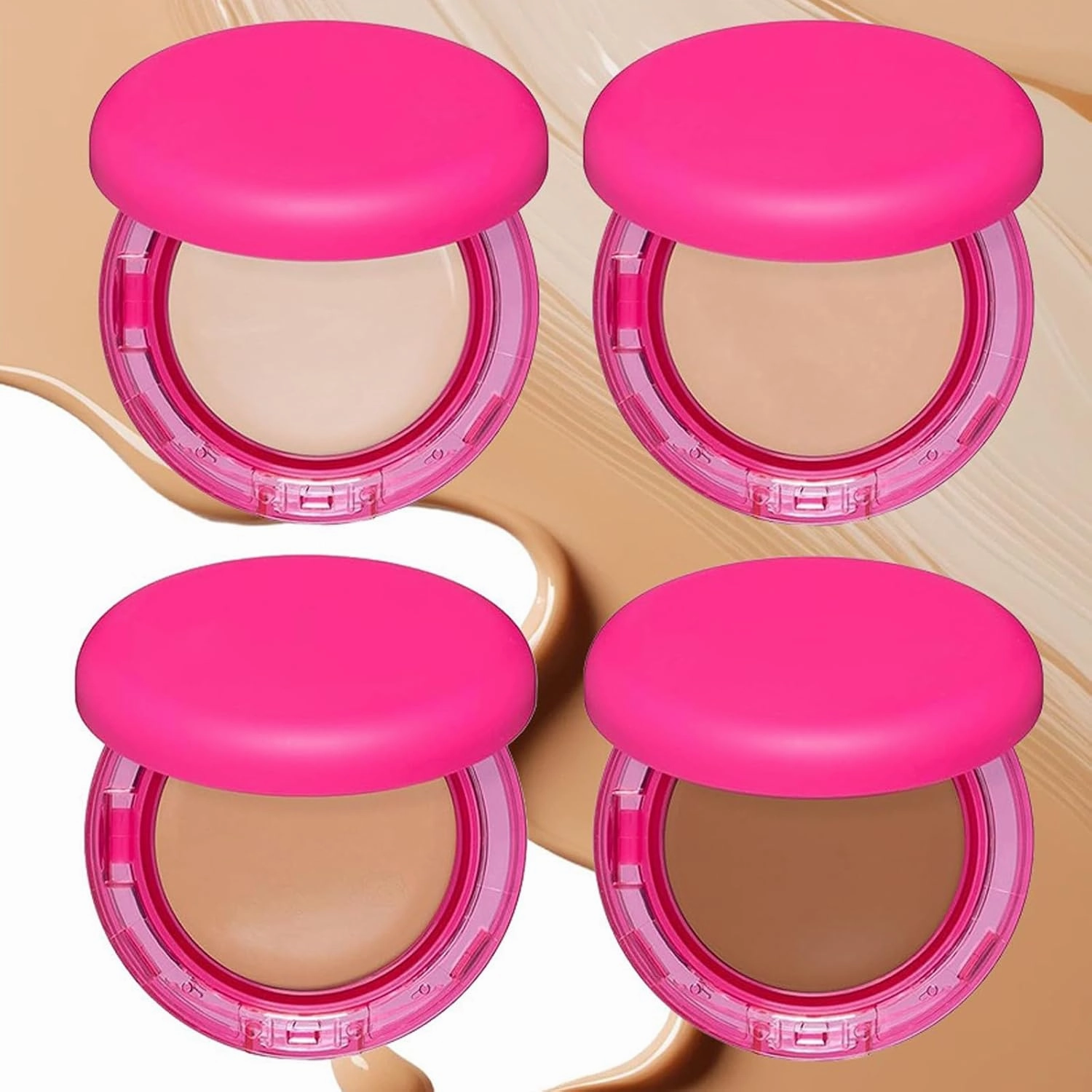 Peptide Bouncees Foundation for Mature Skin, Balm Foundation,Hydrating Age-Defying Makeup, All Skin Types (Natural, #)