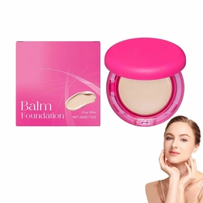Peptide Bouncees Foundation,Hydrating,Thin,Shiny,All Skin Types,Vegan,Clean,Natural,Medium Buildable Coverage,Blur Fine Lines, Smooths Texture for Mature Skin (Ivory, 1)