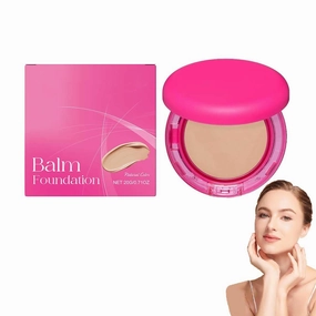 Peptide Bouncees Foundation,Hydrating,Thin,Shiny,All Skin Types,Vegan,Clean,Natural,Medium Buildable Coverage,Blur Fine Lines, Smooths Texture for Mature Skin (Natural, 1)