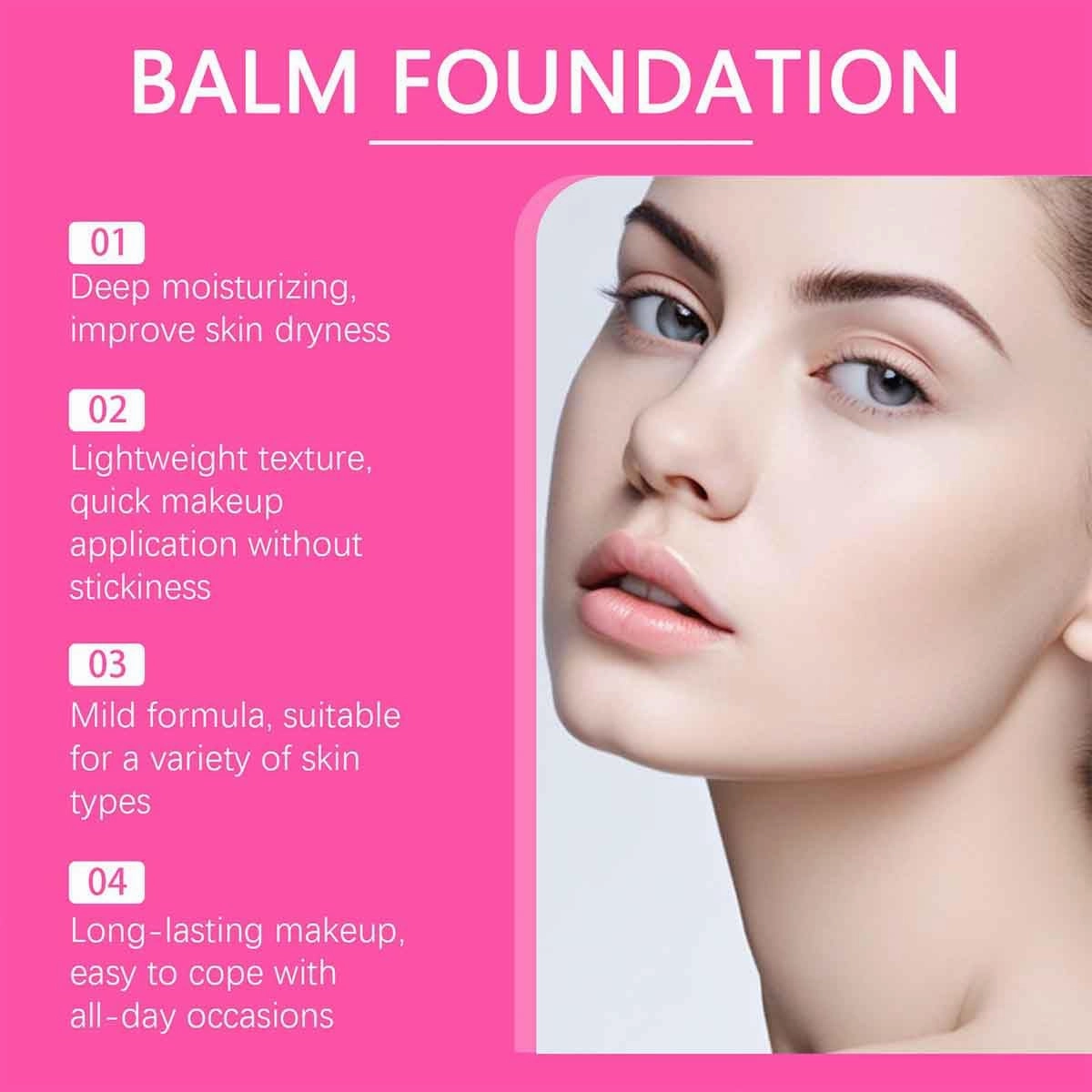 Peptide Bouncees Foundation,Hydrating,Thin,Shiny,All Skin Types,Vegan,Clean,Natural,Medium Buildable Coverage,Blur Fine Lines, Smooths Texture for Mature Skin (Natural, 1)