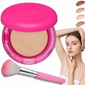 Peshoriadam Foundation, Peptide Firm Bounce Foundation, 2025 New Age Defying Balm for Mature Skin, Hydrating, All Skin Types, Medium Buildable Coverage (Fair/Light)