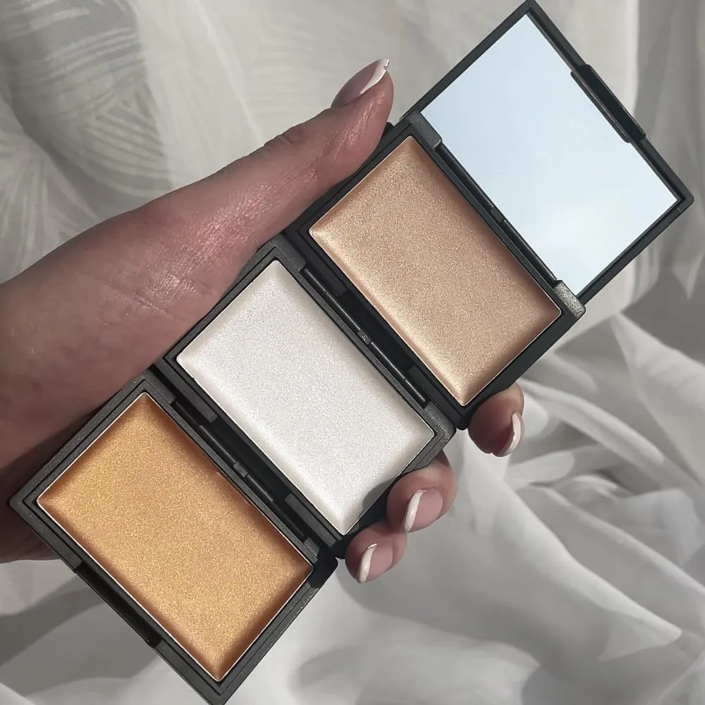 Phase Zero Makeup Cream Highlighter - "Burning Rose" - 4g / 0.141oz - For a Long Lasting, Natural, Radiant Glow