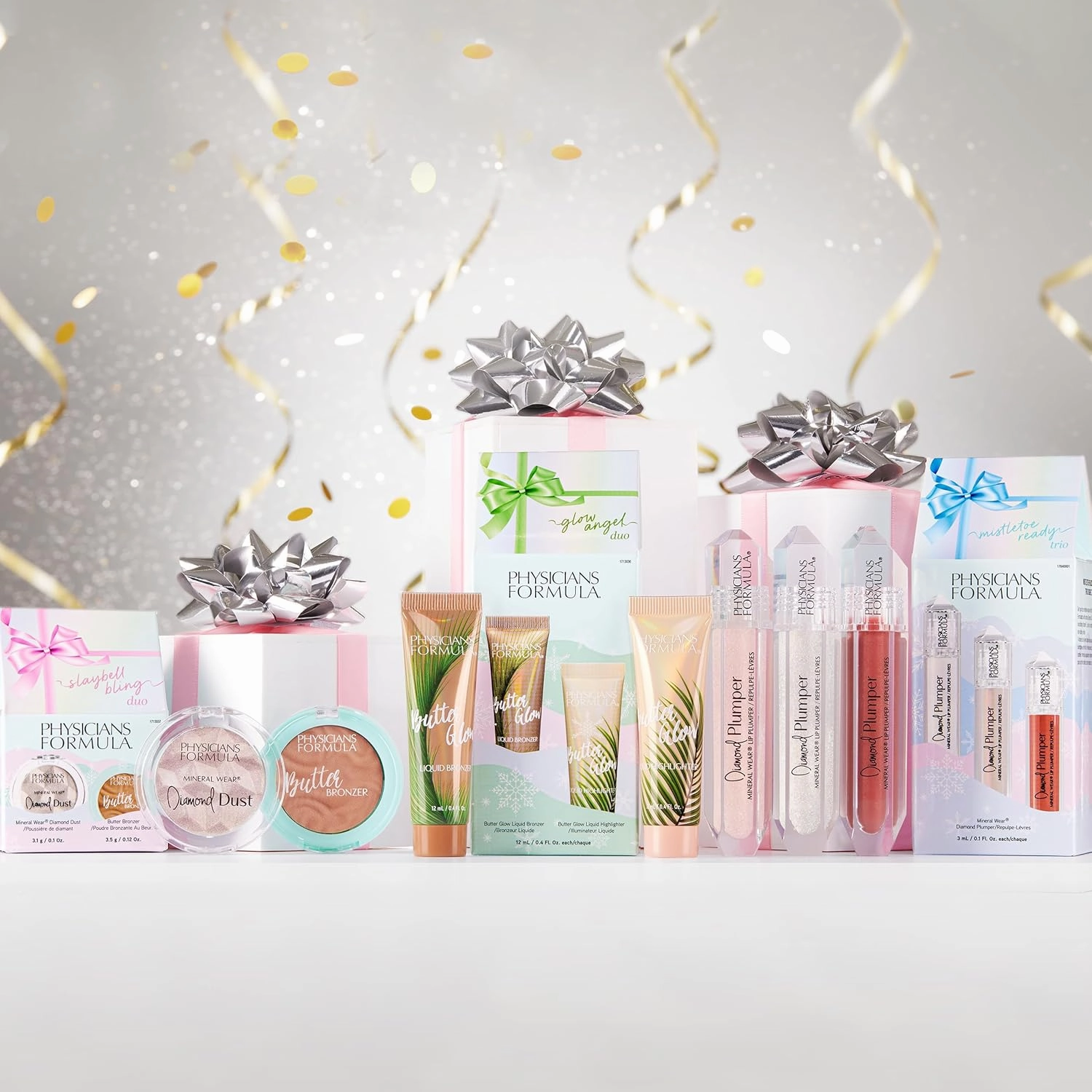 Physicians Formula Glow Angel Duo - Butter Glow Liquid Bronzer & Highlighter with Murumuru Butter, Hydrating & Illuminating Holiday Gift Set, Cruelty Free & Vegan (Pack of 2)