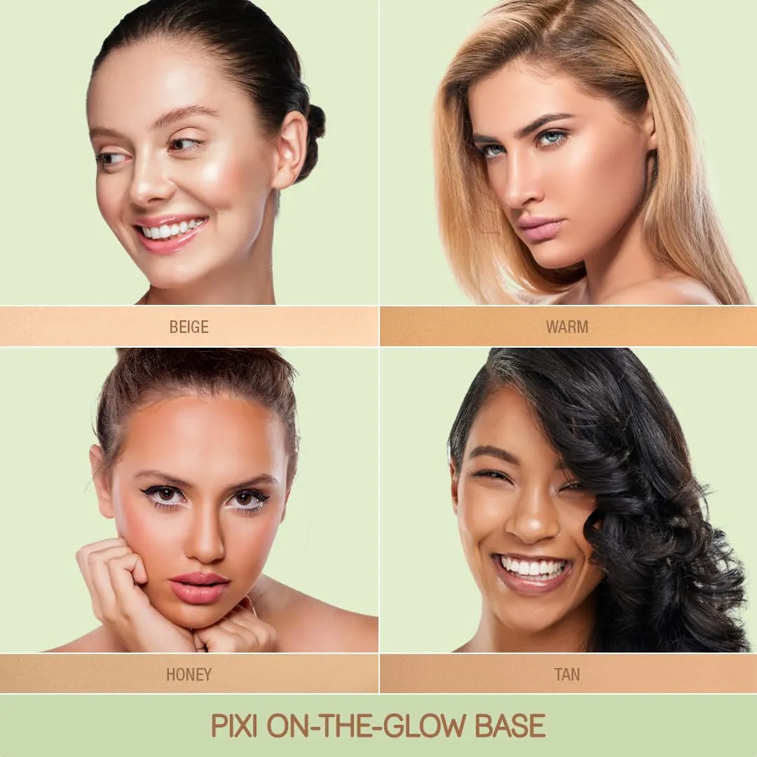 Pixi Beauty On-the-Glow Base| Tinted Moisturizer Foundation Stick | Tan: Golden, tan shade| 0.6 oz / 19g