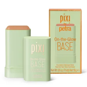 Pixi Beauty On-the-Glow Base| Tinted Moisturizer Foundation Stick | Tan: Golden, tan shade| 0.6 oz / 19g