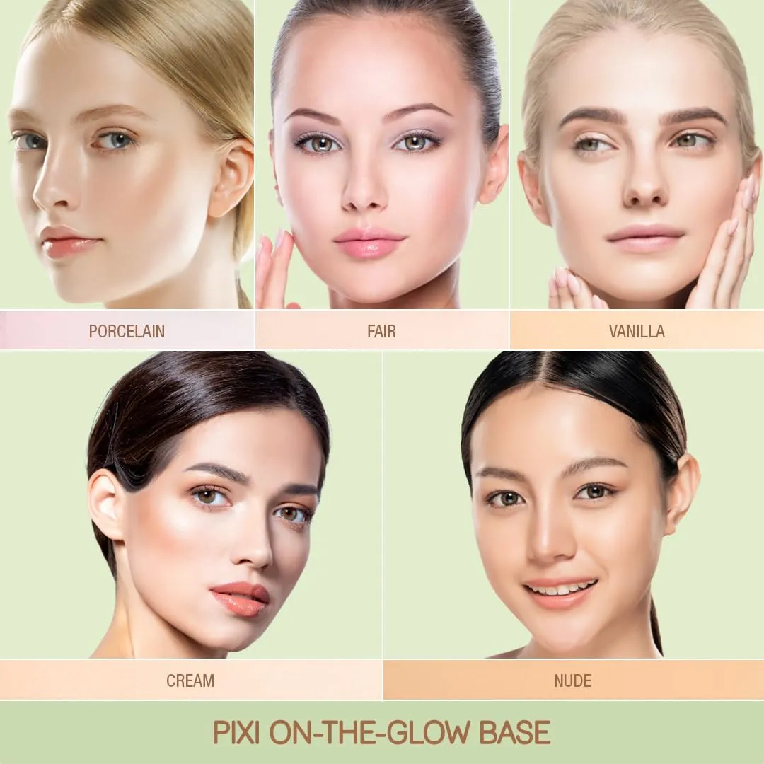 Pixi Beauty On-the-Glow Base| Tinted Moisturizer Foundation Stick | Vanilla: Fair, light warm shade| 0.6 oz / 19g