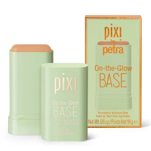 Pixi Beauty On-the-Glow Base| Tinted Moisturizer Foundation Stick | Warm: Medium, golden shade| 0.6 oz / 19g