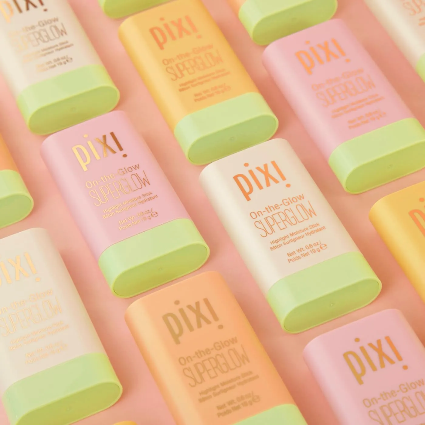 Pixi On-the-Glow SuperGlow - GlidedGold, Hydrating Gel-Cream Highlighter with Ginseng, Aloe Vera & Fruit Extracts, For Cheeks & Brow Bones, 19g / 0.6oz, Paraben-Free, Luminous Natural Highlight