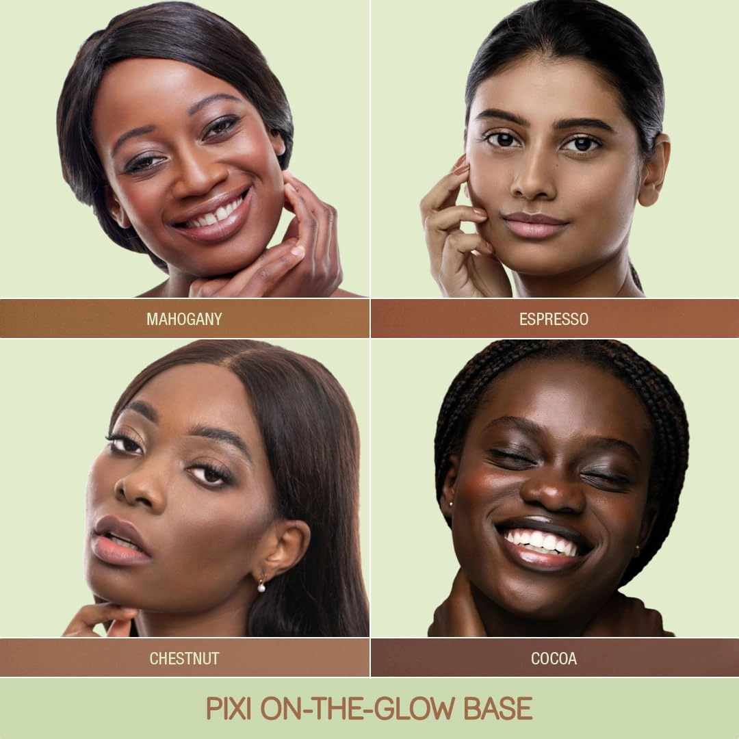 Pixi Beauty On-the-Glow Base| Tinted Moisturizer Foundation Stick | Espresso: : Rich, deep neutral shade| 0.6 oz / 19g