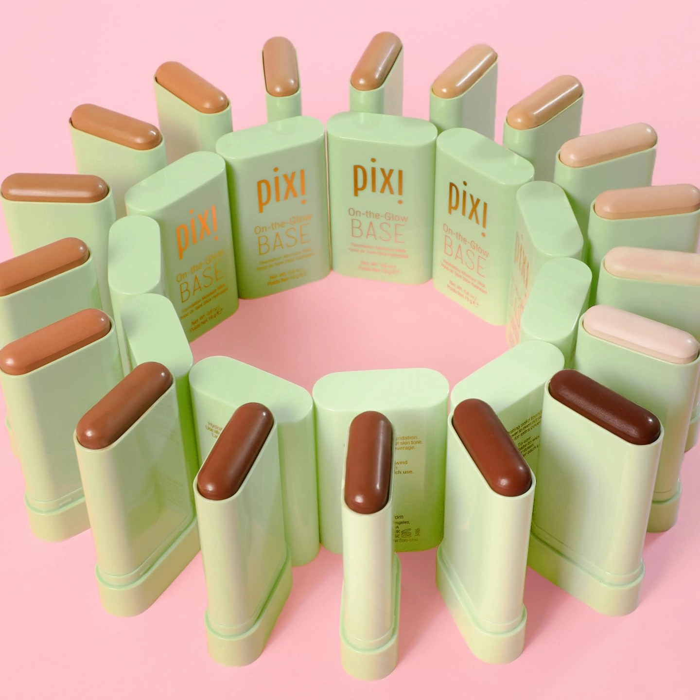 Pixi Beauty On-the-Glow Base| Tinted Moisturizer Foundation Stick | Espresso: : Rich, deep neutral shade| 0.6 oz / 19g