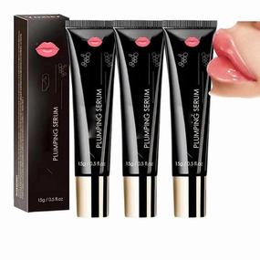 Plumping Serum Oil, Lip Boosting Serum,Hydrating Moisturizing Lip Oil Set for Dry Lips,Reduce Fine Moisturizing Non-Sticky (3pcs)