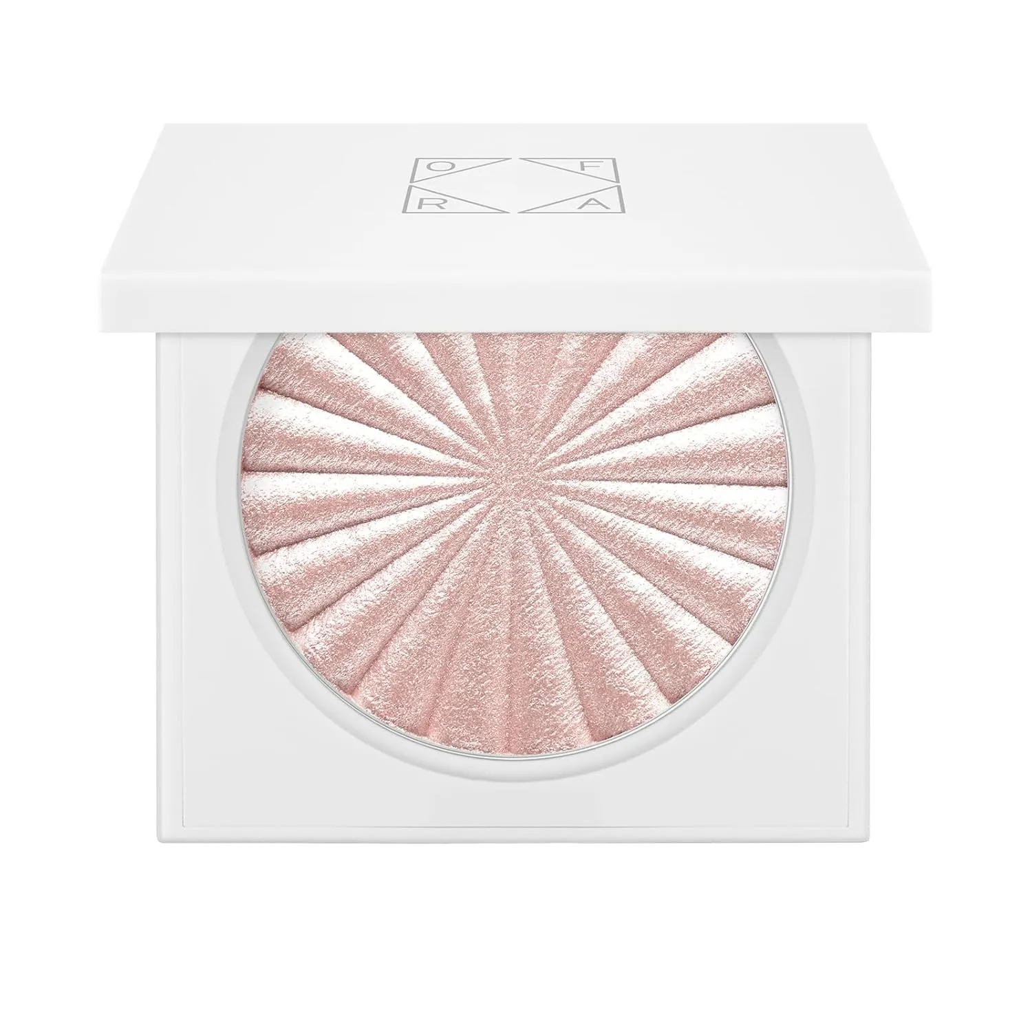 Pressed Highlighter Face Makeup | Flash - A Soft Pearl Pink | Pearl Shimmer Liquid-To-Baked Powder Highlighter | Refillable Pan | Cruelty-Free Beauty Essential | 7g |