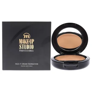 Professional Amsterdam Face It Cream Foundation-Water-Resistant-Offers Both Light & Full Coverage-Long-Lasting Result-Highly Pigmented Satin Finish-Cb2 1 Very Light-0.27 Oz,(PH10028/1)