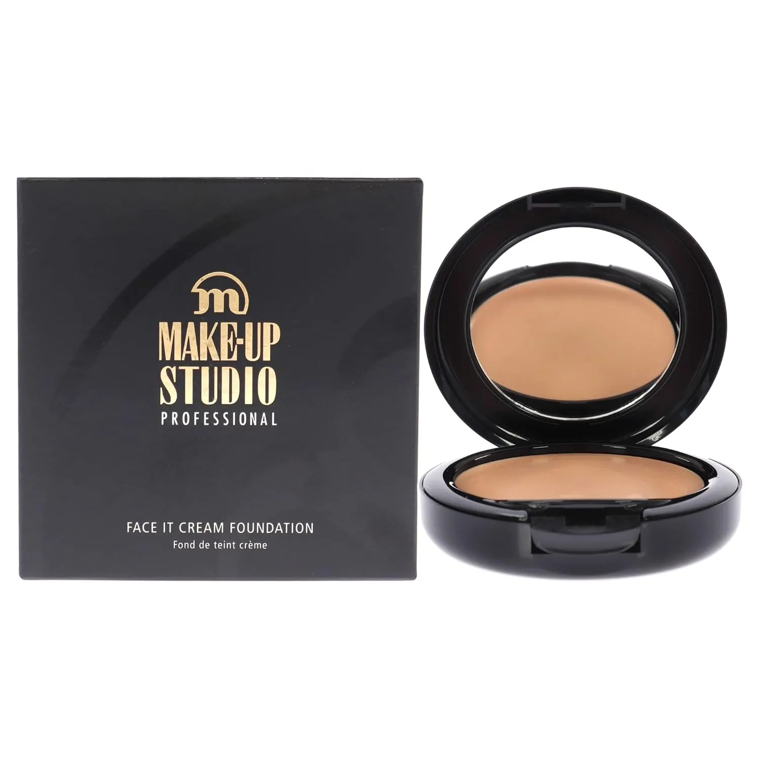 Professional Amsterdam Face It Cream Foundation-Water-Resistant-Offers Both Light & Full Coverage-Long-Lasting Result-Highly Pigmented Satin Finish-Cb2 1 Very Light-0.27 Oz,(PH10028/1)