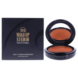 Professional Make-Up Face It Cream Foundation - Water-Resistant - Offers Both Light And Full Coverage - Long-Lasting Result - Highly Pigmented Satin Finish - Wb5 Oriental - 0.27 Oz
