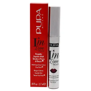 Pupa Milano I Am Love Proof Matt Liquid Lip Color - 007 Bright Fuchsia for Women - 0.09 oz Lipstick