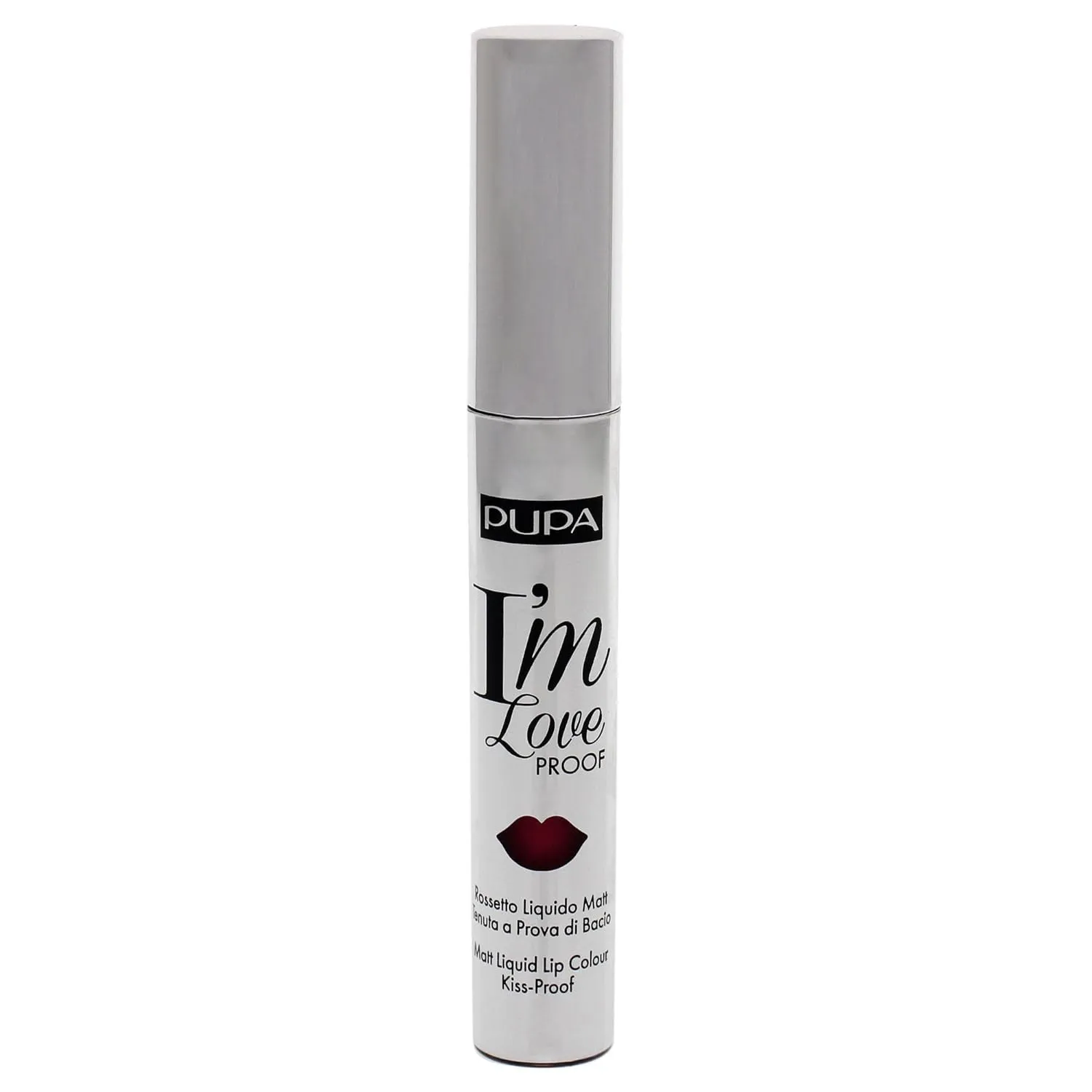 Pupa Milano I Am Love Proof Matt Liquid Lip Color - 007 Bright Fuchsia for Women - 0.09 oz Lipstick