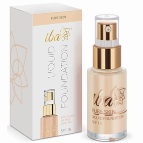 Pure Skin Liquid Foundation - Snow White, 30ml | Full Coverage l Long Lasting | Lightweight l Oil Free Dewy Finish Halal Certified & Vegan Makeup
