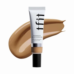 Radiance Fit Serum Foundation - Flawless Coverage, Dewy finish, Long-lasting Waterproof and sweatproof,Lightweight,Creamy Natural,1.05 Oz. (N06 Hazel, 1.05 Oz.)