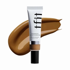 Radiance Fit Serum Foundation - Flawless Coverage, Dewy finish, Long-lasting Waterproof and sweatproof,Lightweight,Creamy Natural,1.05 Oz. (N09 Chestnut, 1.05 Oz.)