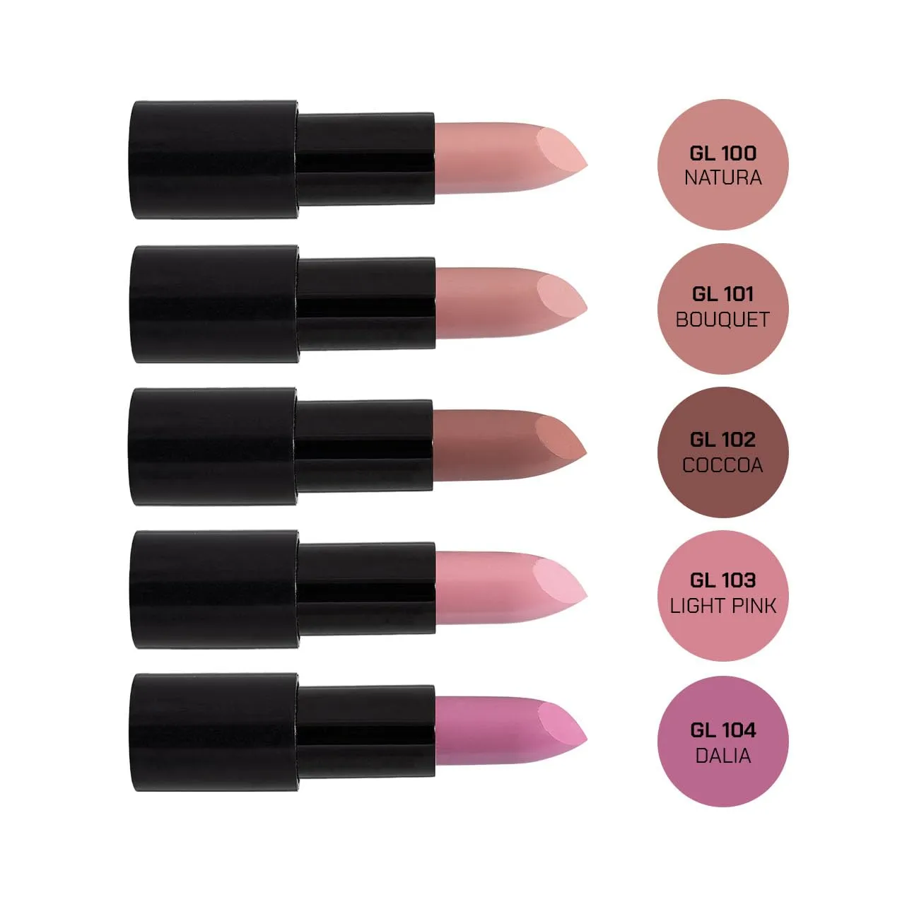Radiant Professional Advanced Care Glossy Lipstick for Women with Hyaluronic Acid and Natural Polysaccharide |10 Creamy and Moisturising Shades | Cosmetics | Long Lasting Lip Make-Up |(GL100)