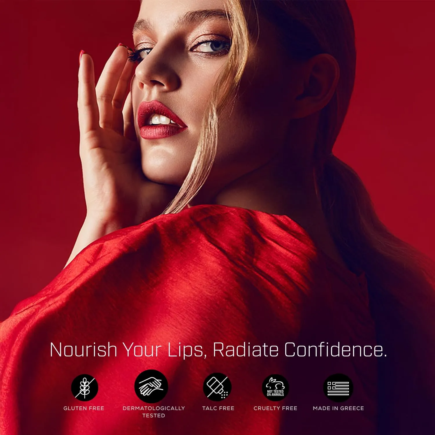 Radiant Professional Advanced Care Lipstick - Ultra Nourishing, Moisturizing Long Lasting Lipstick With Vitamin E- UVA UVB Filters - MATTE - Caramel (201)
