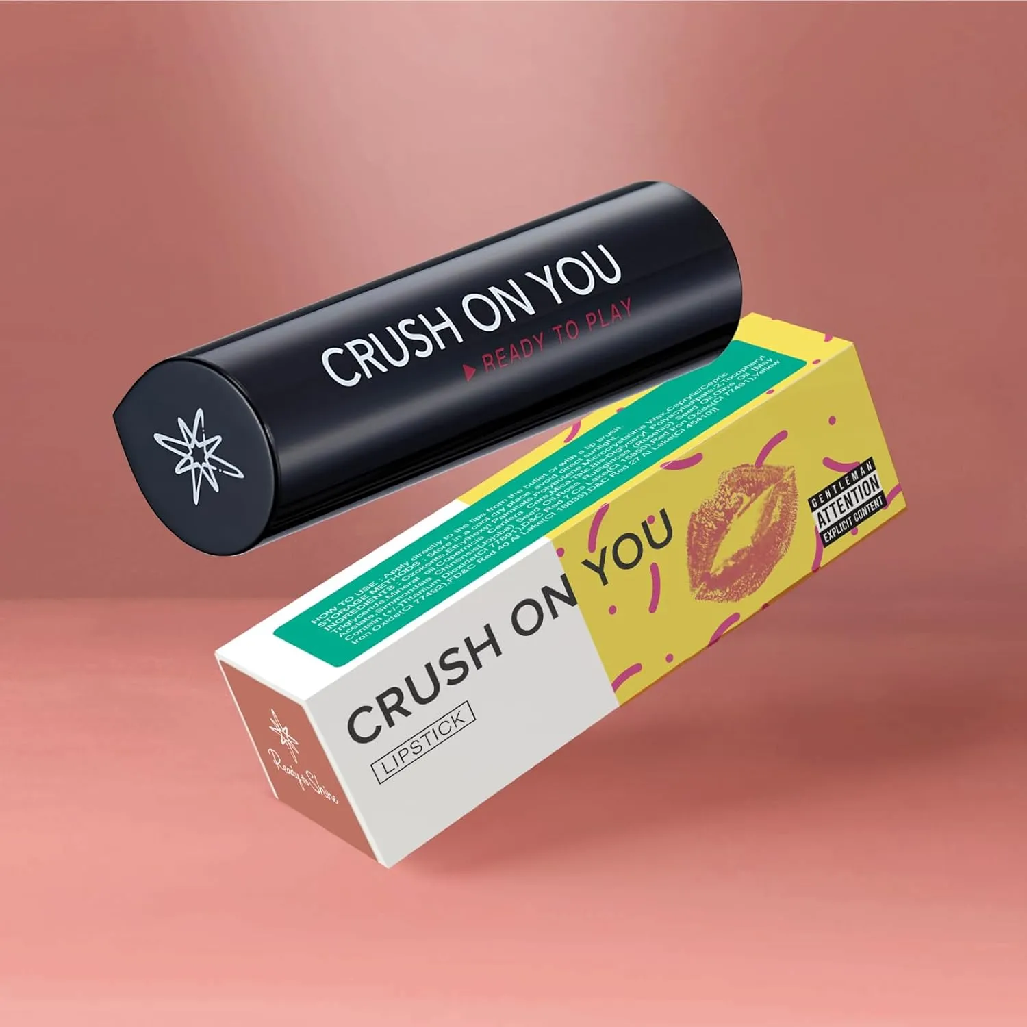 READY TO SHINE Matte Vegan Lipstick with Creamy Satin Finish, Medium Pink Rose Petal Hue Lip Color -CRUSH ON YOU (331-Forevermore)