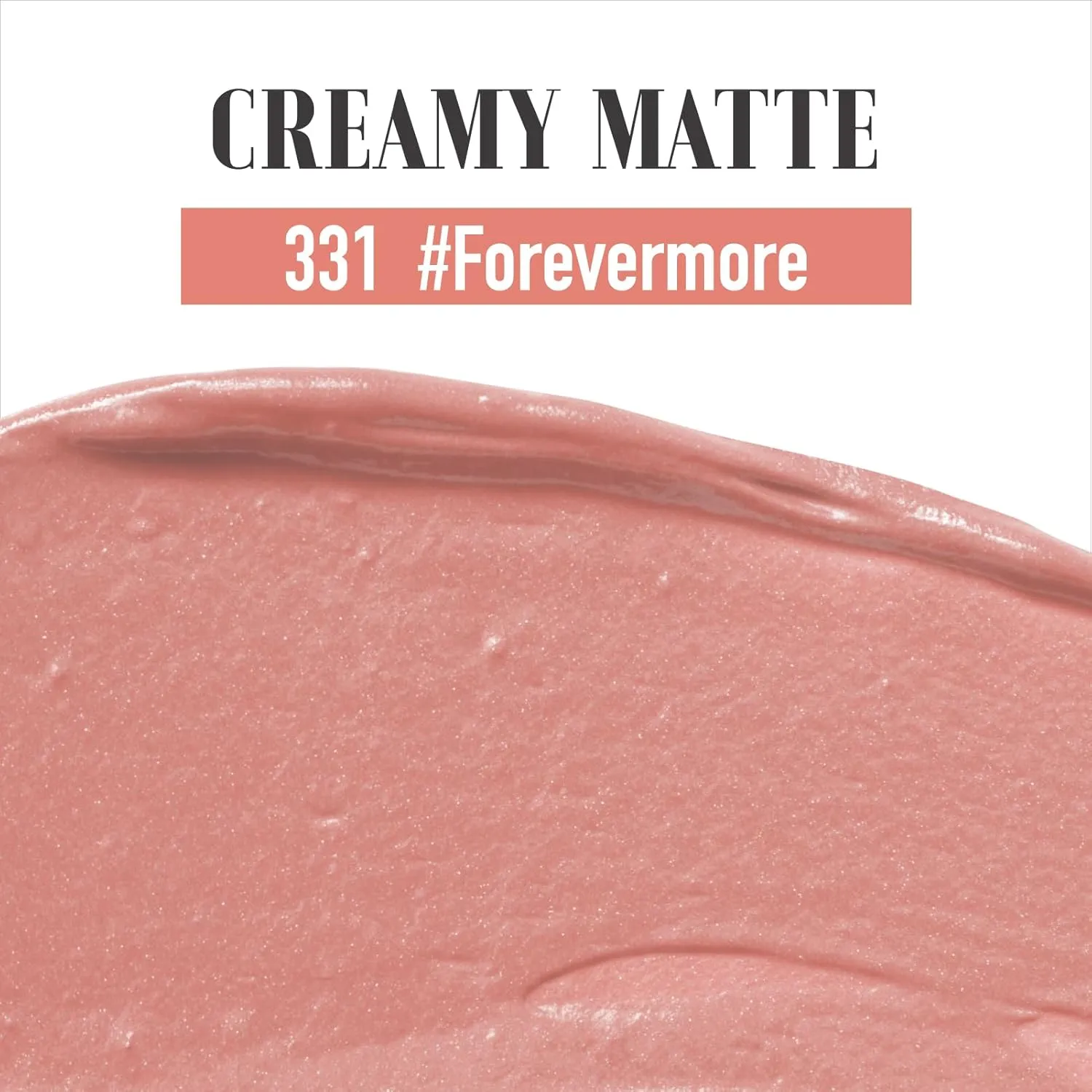 READY TO SHINE Matte Vegan Lipstick with Creamy Satin Finish, Medium Pink Rose Petal Hue Lip Color -CRUSH ON YOU (331-Forevermore)