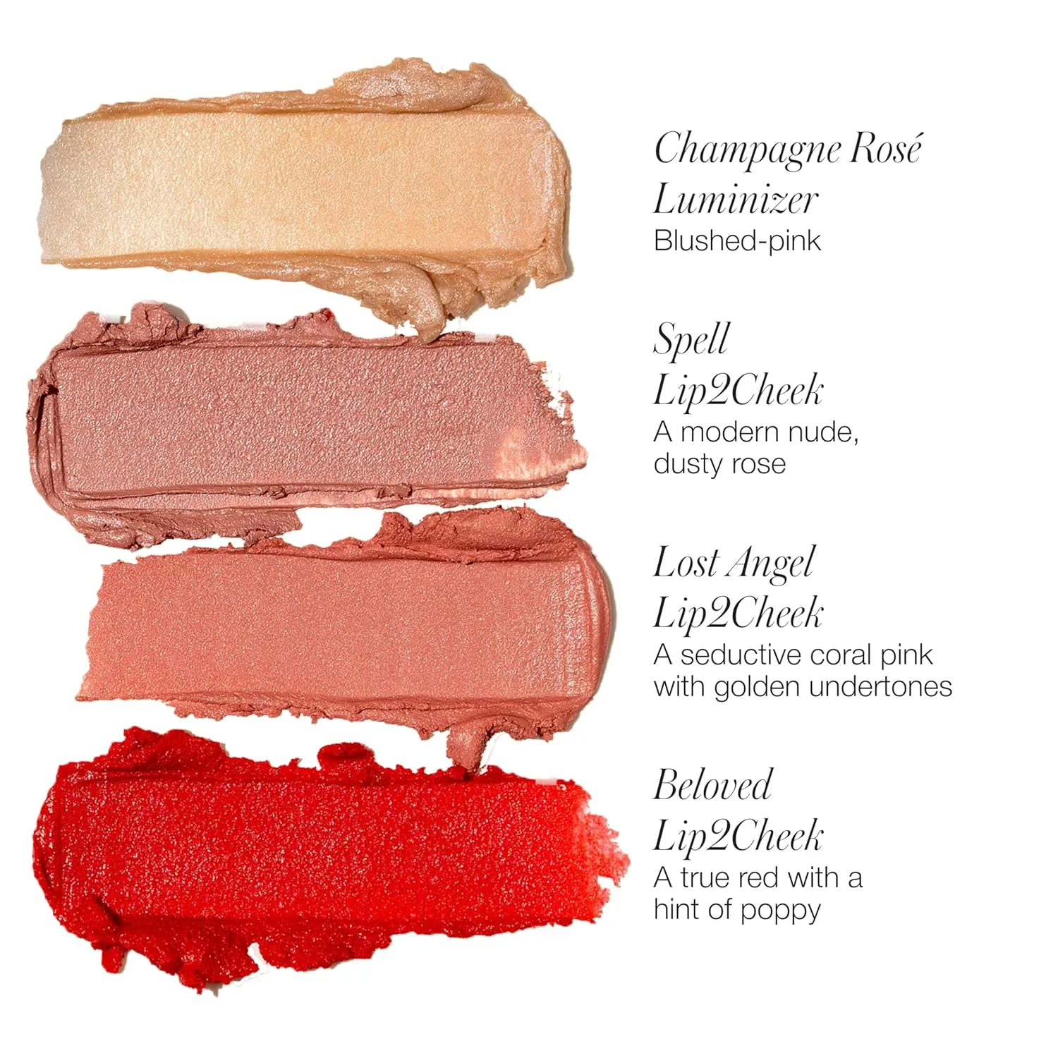 RMS Beauty Glow Quad Mini - Makeup Palette, Cream Highlighter Makeup, Blush Palette, Cheek Lip Tint, Highlight Makeup, Face Palette Makeup All in One