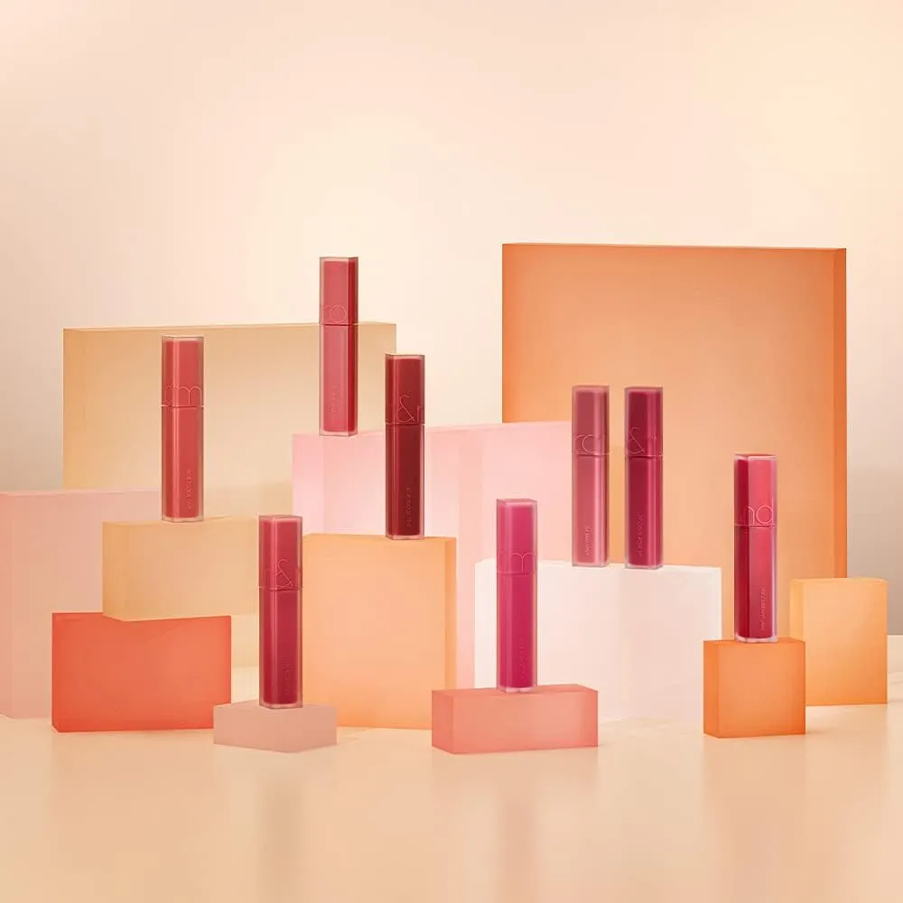 rom&nd BLUR FUDGE TINT | matte lipstick| light weight| cream type| super stay| k-beauty| highly pigment|moisturizing,0.17oz (02 ROSIENTAL)