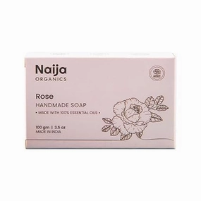 Rose Bath Soap | ECOCERT Certified | Aromatic & Moisturizing for All Skin Types | 100g