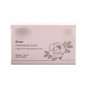 Rose Bath Soap | ECOCERT Certified | Aromatic & Moisturizing for All Skin Types | 100g