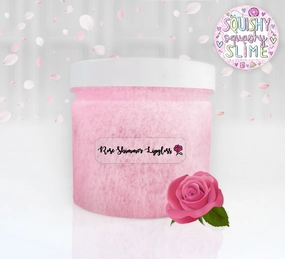 Rose Shimmer Lipgloss - Clear Pigment Slime
