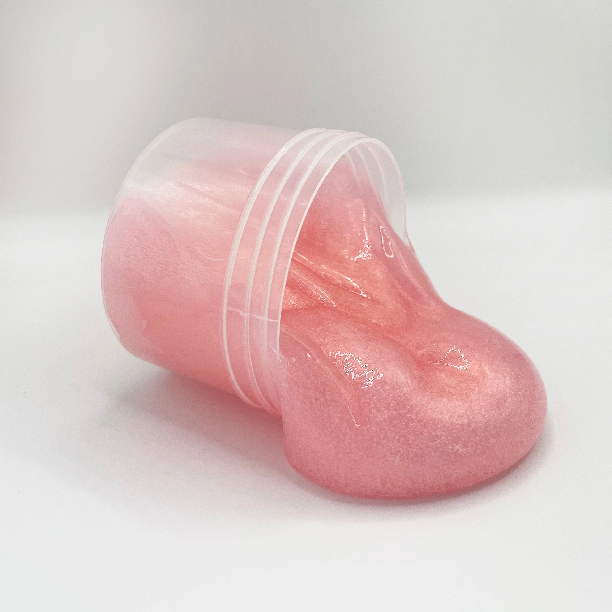 Rose Shimmer Lipgloss - Clear Pigment Slime