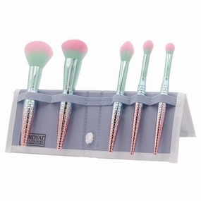 Royal Brush Moda Mythical 6 Piece Cosmetic Make Up Splash Travel Kit Brush Set