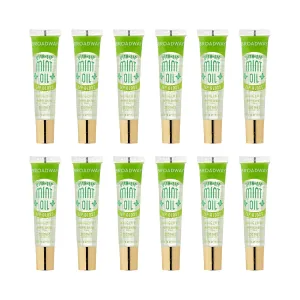Ruby Kisses Broadway Vita-Lip Clear Lip Gloss (Mint Oil 12 Pack), Ultra-Hydrating & Soothing Formula with Vitamin Oils, High-Shine Non-Sticky Finish, Nourishing Glossy Lip Balm With Cooling Effect