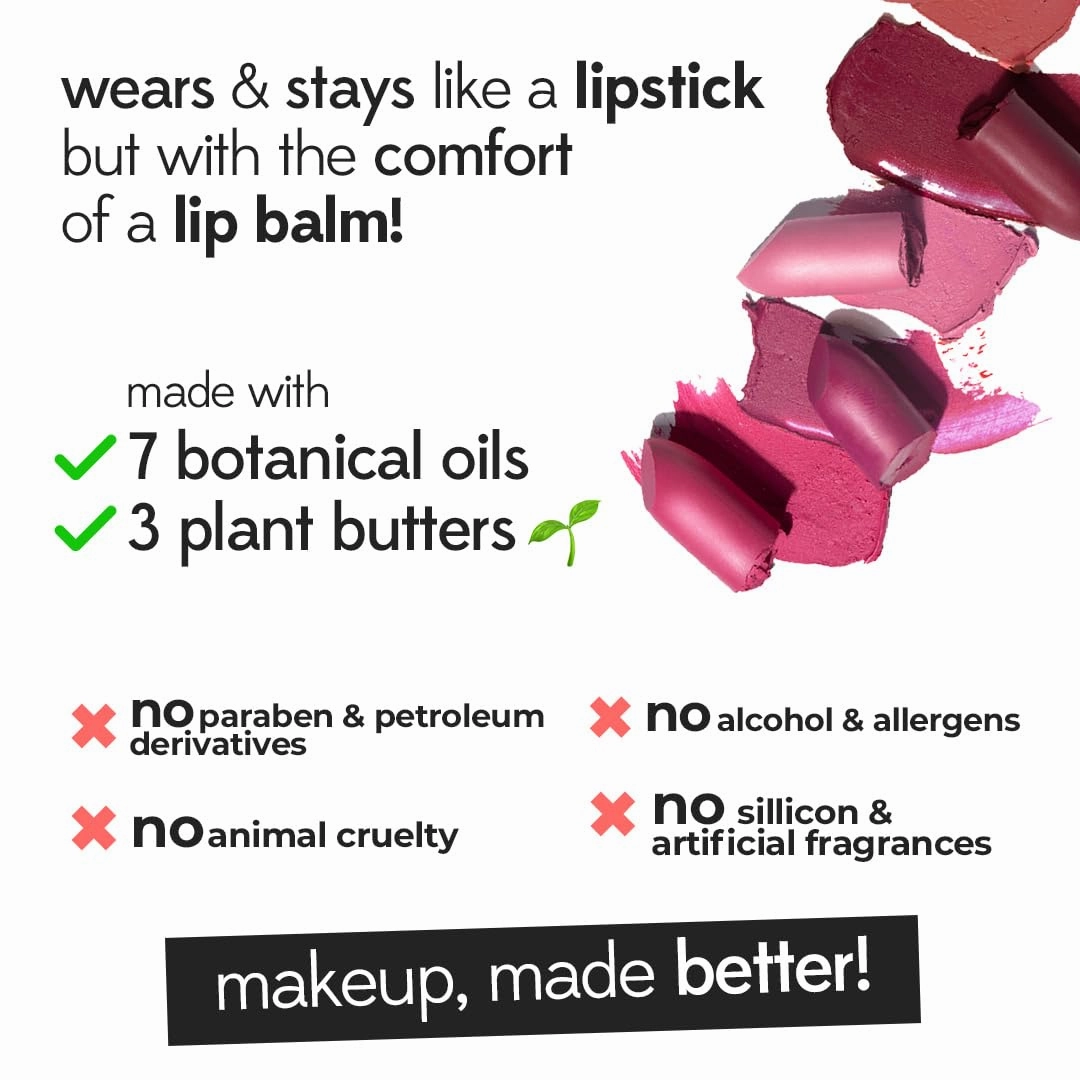 RUBY'S ORGANICS Semi-Matte Lipstick for Women, Hydrating and Highly Pigmented, Moisturizing & Non Drying, Lightweight & Long Lasting Formula, Lip Makeup, Paraben-Free, Apricot, 3.7g