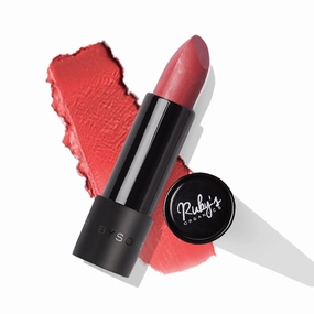 RUBY'S ORGANICS Semi-Matte Lipstick for Women, Hydrating and Highly Pigmented, Moisturizing & Non Drying, Lightweight & Long Lasting Formula, Lip Makeup, Paraben-Free, Apricot, 3.7g