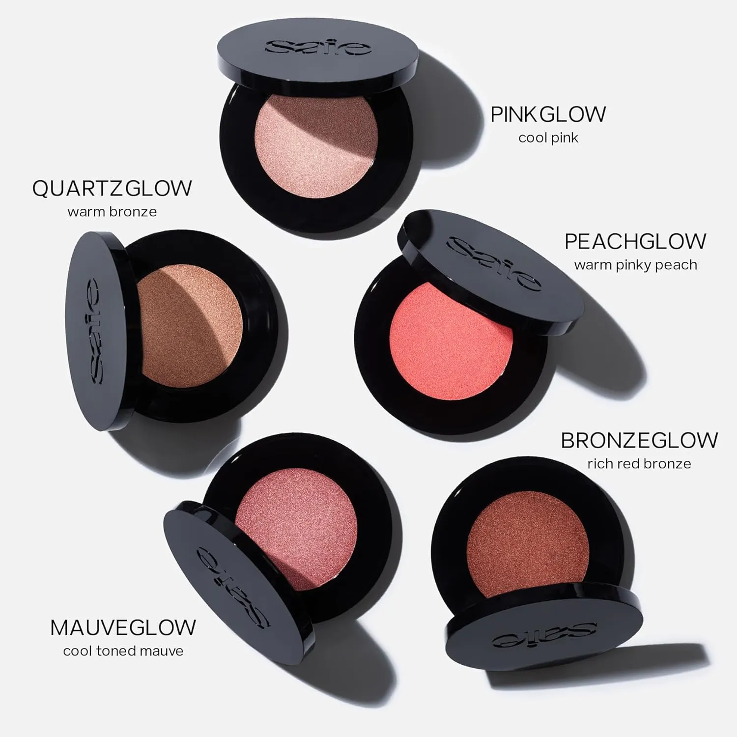 Saie Glow Sculpt Multi-Use Highlighter   Cream Blush Refill - Lightweight with Hyaluronic Acid   Micropearl for Radiant, Glowing Skin - Bronzeglow (.02 oz)