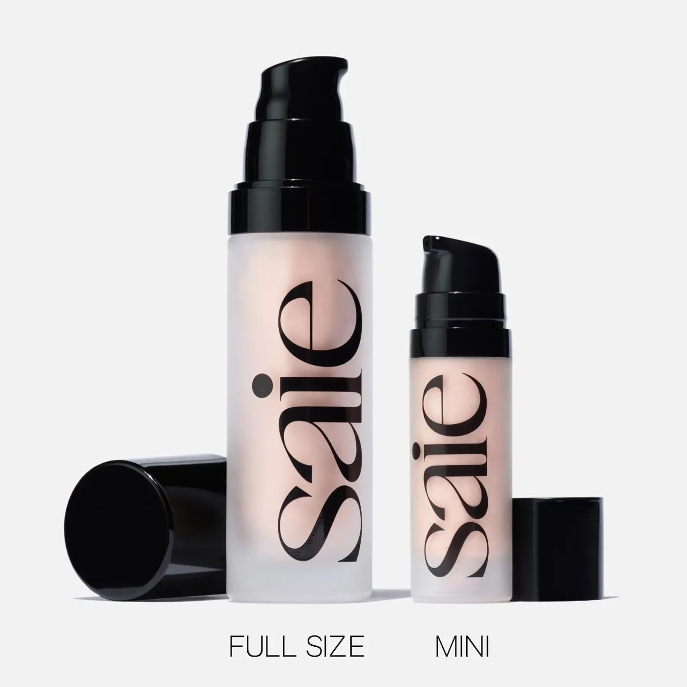 Saie Glowy Super Gel Lightweight Illuminator - Luminizer and Makeup Primer for Glowing Skin - Enriched with Vitamin C   Hydrating Squalane Oil - Roseglow (1 oz)