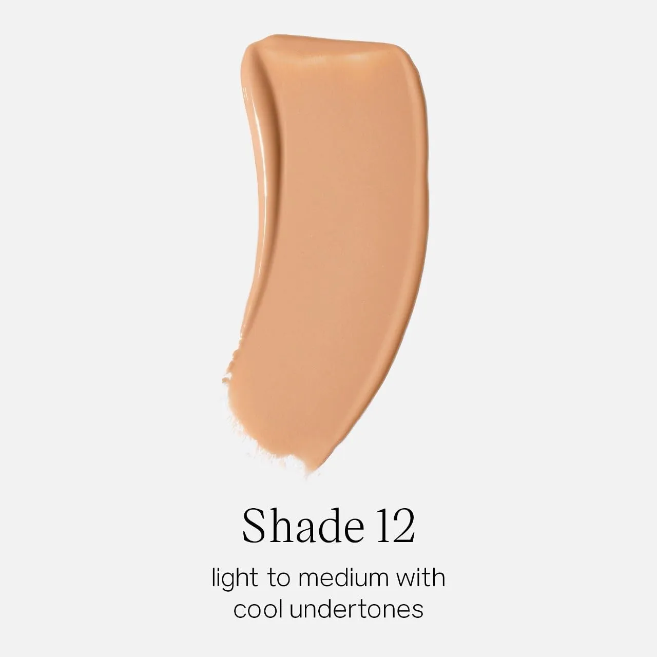 Saie Glowy Super Skin Tint Liquid Foundation - Hydrating Serum Foundation with Lightweight, Medium Coverage - Formulated with Hyaluronic Acid to Hydrate, Brighten and Plump - Shade 12 (1.01 oz)