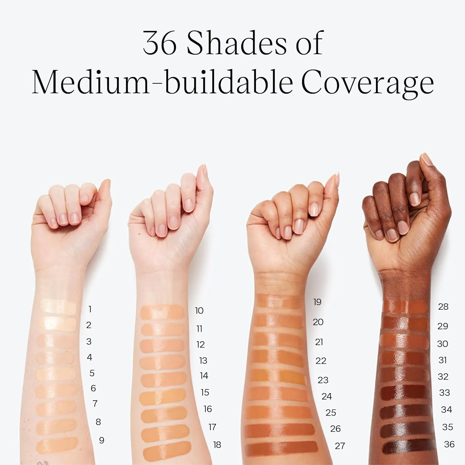 Saie Glowy Super Skin Tint Liquid Foundation - Hydrating Serum Foundation with Lightweight, Medium Coverage - Formulated with Hyaluronic Acid to Hydrate, Brighten and Plump - Shade 3 (1.01 oz)