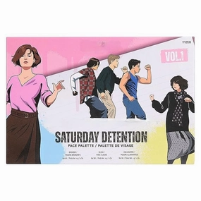 Saturday Detention Face Palette Vol. 1, Makeup Collection with Bronzer, Blush, Highlighter