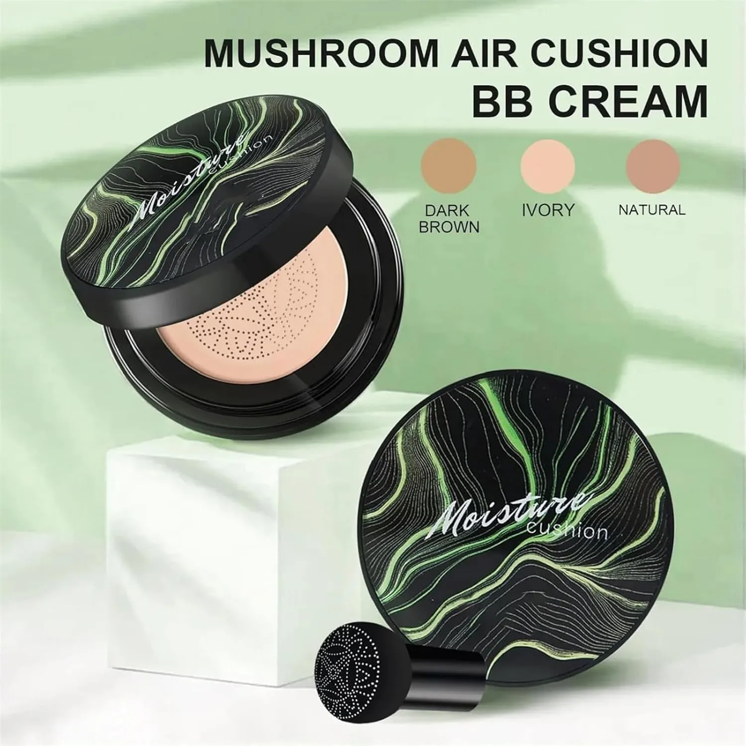 Serenita Elixir Cream, Serenita Elixir, Honey and Pine Makeup, Serenita Elixir Bb Cream, Serenita Elixir Cream Foundation, Air Cushion Cc Cream, Hydrating and Long Lasting (NUDE)