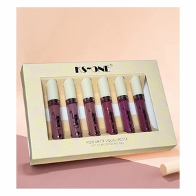 Set Of 6 Matte Liquid Lipstick