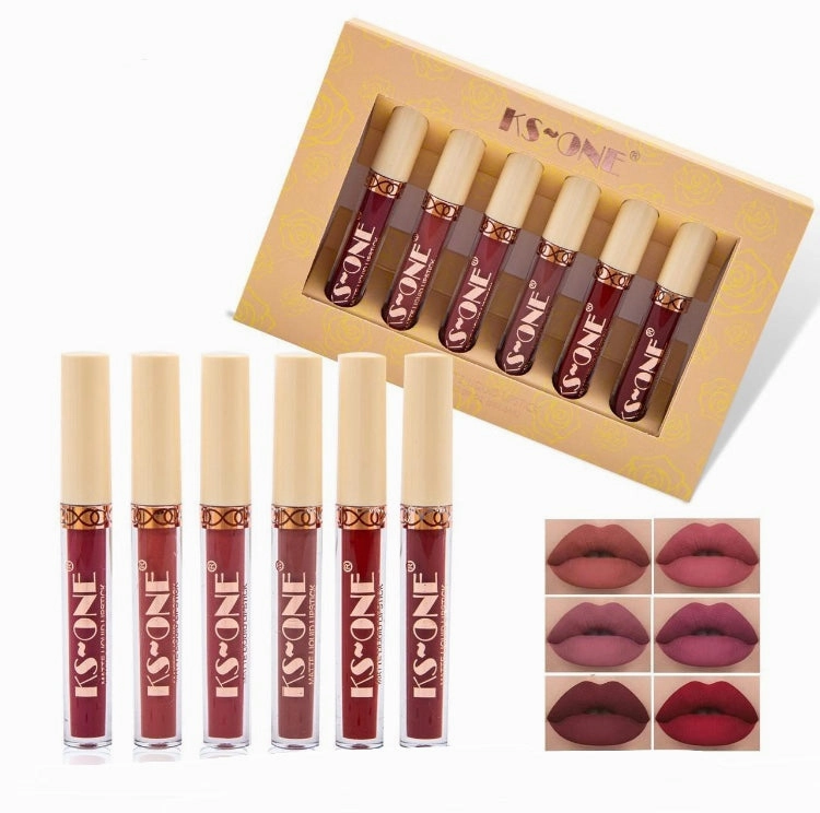Set Of 6 Matte Liquid Lipstick