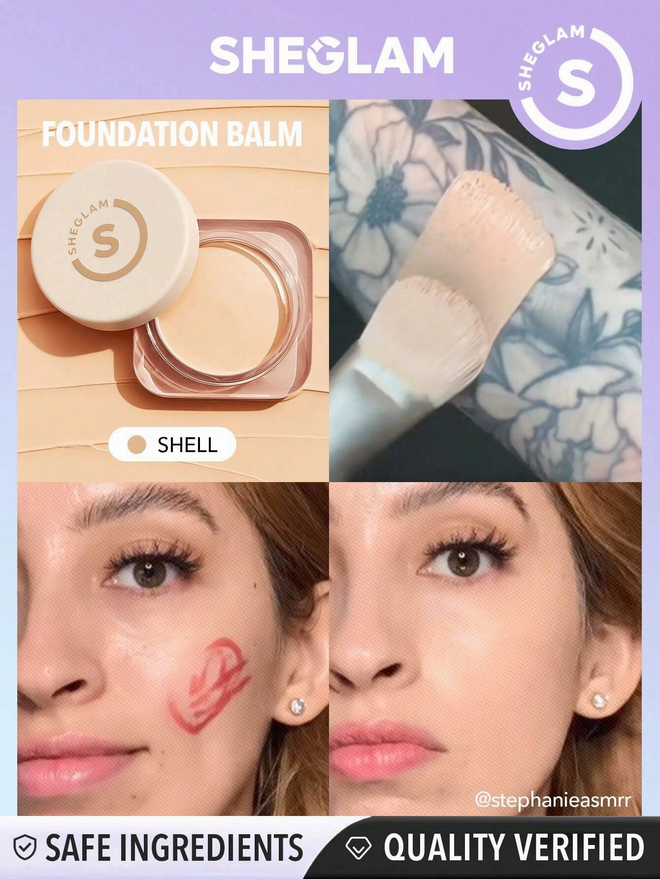 SHEGLAM Skinfluencer Full Coverage Foundation Balm Full size