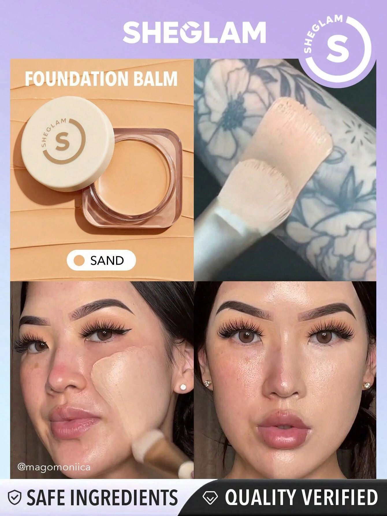 SHEGLAM Skinfluencer Full Coverage Foundation Balm Full size